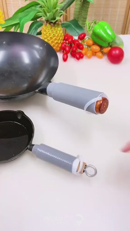 ProtegeMango® Funda de Silicona para Mangos de Sartén Anti Quemaduras Hasta 250°C